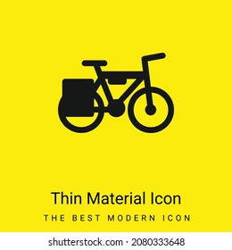 Icono mínimo de material amarillo brillante