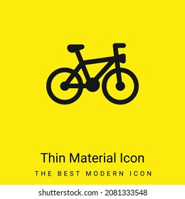 Icono mínimo de material amarillo brillante