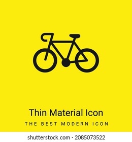 Icono mínimo de material amarillo brillante
