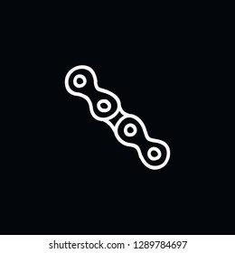 bicycle, motorcycle chain doodle icon