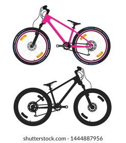 Bicycle, mountain bike, bike icon logo Vector design