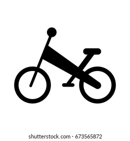 bicycle mountain isolated icon