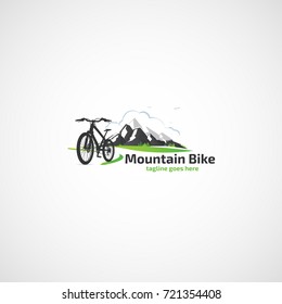 Bicycle and Mountains.