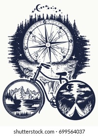 Bicycle Tattoo Images Stock Photos Vectors Shutterstock