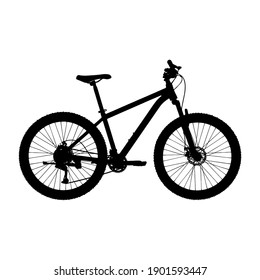 Bicycle MTB folding bike vector