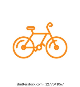 Bicycle ourline icon