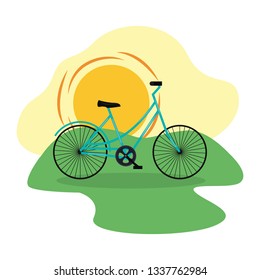 bicycle in the outdoors