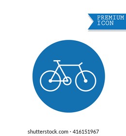 Bicycle outline icon