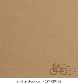 Bicycle and paper 