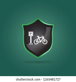bicycle parking icon