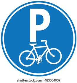 Bicycle parking sign
