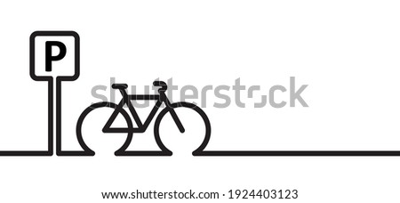 Similar – Image, Stock Photo Parking space for bicycles
