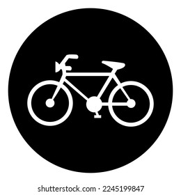 Bicycle Parking Symbol Sign, Vector Illustration, Isolate On White Background Label .EPS10