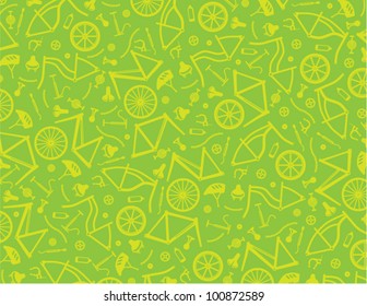 Bicycle parts digital background. Colors easy to change with layers.