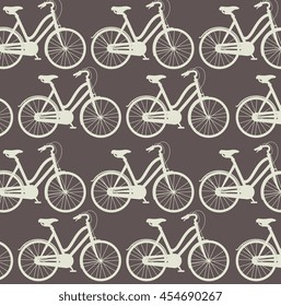 Bicycle pattern isolated icon design, vector illustration  graphic 