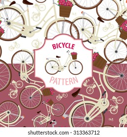 Bicycle pattern number 2, set with two color options
