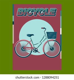Bicycle Poster Vector Illustration - Vector
