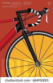 Bicycle Poster Vector Illustration