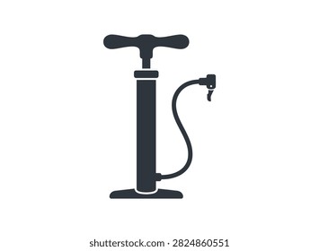 Bicycle Pump Icon – Cycling Tool, Tire Inflation Symbol