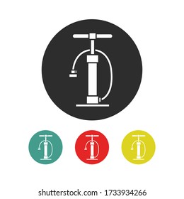 Symbol der Fahrradpumpe, Vektorgrafik