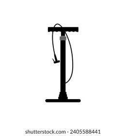 Bicycle pump icon vector on white background