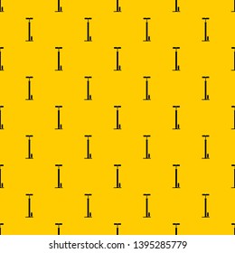 Bicycle pump pattern seamless vector repeat geometric yellow for any design