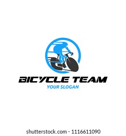 bicycle race based logo template. suitable for any race team or hobbyist  