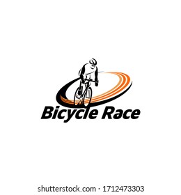 Bicycle Race Event Logo Design Template