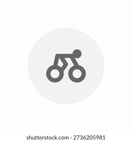 bicycle race icon sign vector