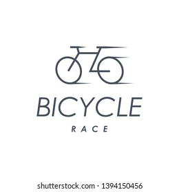 Bicycle Race Logo Design Template