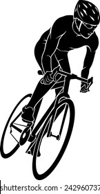 Bicycle Race Silhouette