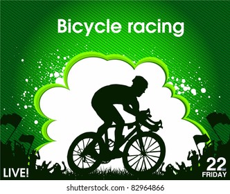 bicycle racing poster