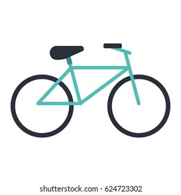 bicycle recreation transport icon