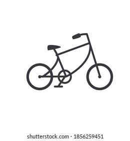 bicycle retro transport on white background vector illustration design