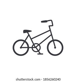 bicycle retro transport on white background vector illustration design