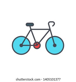 Bicycle ride baby ride icon