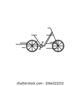 Bicycle ride icon