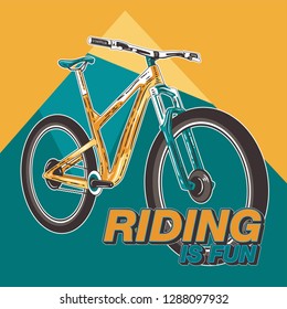 Bicycle Ride More Vector illustration - Vector