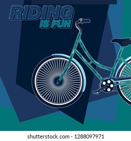 Bicycle Ride More Vector illustration - Vector