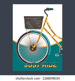Bicycle Ride More Vector illustration - Vector