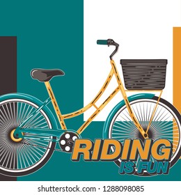 Bicycle Ride More Vector illustration - Vector