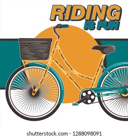 Bicycle Ride More Vector illustration - Vector
