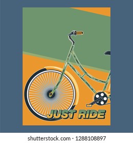 Bicycle Ride More Vector illustration - Vector