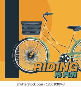Bicycle Ride More Vector illustration - Vector