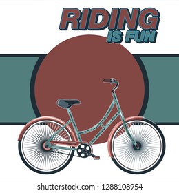 Bicycle Ride More Vector illustration - Vector