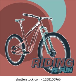 Bicycle Ride More Vector illustration - Vector