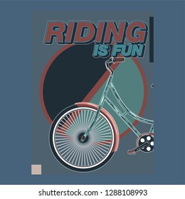 Bicycle Ride More Vector illustration - Vector