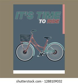 Bicycle Ride More Vector illustration - Vector