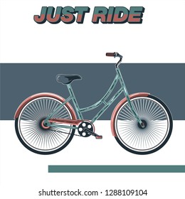 Bicycle Ride More Vector illustration - Vector