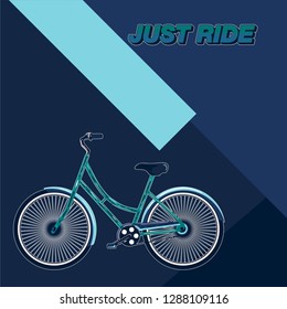 Bicycle Ride More Vector illustration - Vector